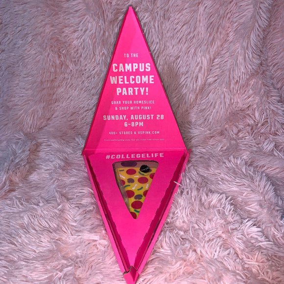Victoria's Secret PINK Pizza Case with Box - Picture 2 of 4